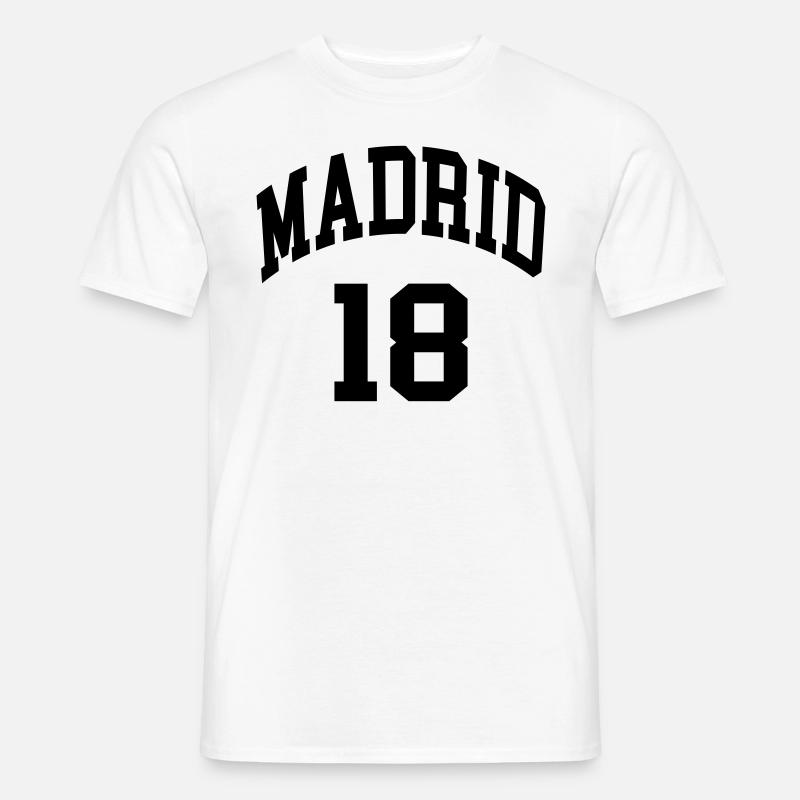 Madrid 18 - Männer T-Shirt - Weiß