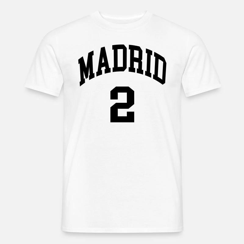 Madrid 2 - Männer T-Shirt - Weiß