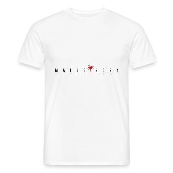 Malle 2024 Team Mallorca - Men's T-Shirt - white - Front - AI Model Male 178 dark (178cm)