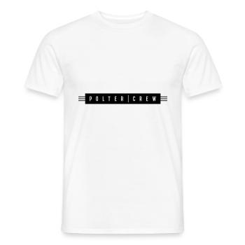 Polter Crew Engagement Wedding - Men's T-Shirt - white - Front - AI Model Male 178 dark (178cm)