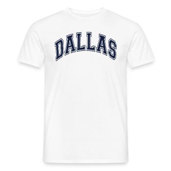 Dallas - Männer T-Shirt - Weiß - Vorne - AI Model Male 178 dark (178cm)