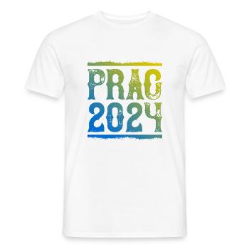 Prague 2024 - T-shirt homme - blanc - Devant - AI Model Male 178 dark (178cm)