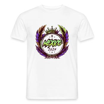 Mexico 2024 Colorful - Men's T-Shirt - white - Front - AI Model Male 178 dark (178cm)