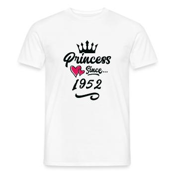 1952 Prinzessin Geburtstag - Männer T-Shirt - Weiß - Vorne - AI Model Male 178 dark (178cm)