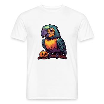 Papagai Halloween Tier - Männer T-Shirt - Weiß - Vorne - AI Model Male 178 dark (178cm)
