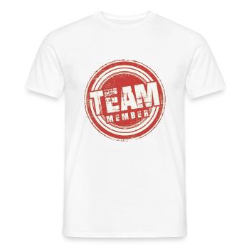 Équipier - T-shirt homme - blanc - Devant - AI Model Male 178 dark (178cm)