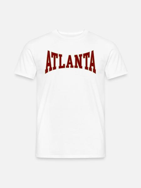 Atlanta - Männer T-Shirt - Weiß