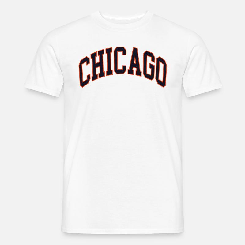 Chicago - Männer T-Shirt - Weiß