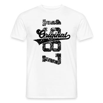 39E ANNIVERSAIRE ORIGINAL 1987 - T-shirt homme - blanc - Devant - AI Model Male 178 dark (178cm)