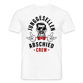 Équipe de l’enterrement de vie de garçon - T-shirt homme - blanc - Devant - AI Model Male 178 dark (178cm)