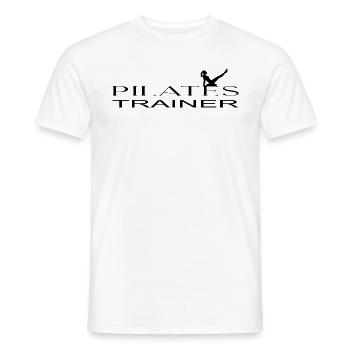 Instructeur de Pilates - T-shirt homme - blanc - Devant - AI Model Male 178 dark (178cm)