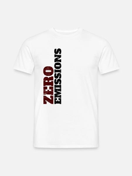 Zero Emissions / Électrique / Voiture électrique - T-shirt homme - blanc