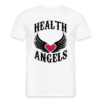Health angels doctor nurse doctor emergency doctor - Men's T-Shirt - white - Front - AI Model Male 178 dark (178cm)