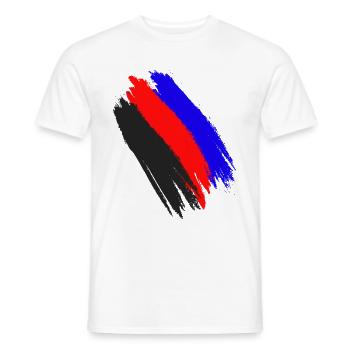 Polyamorie Flagge Polyamorös Fahne Pride Polyamory - Männer T-Shirt - Weiß - Vorne - AI Model Male 178 dark (178cm)