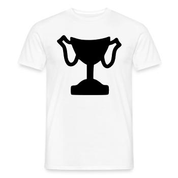 Coupe Dessin Gagner Croquis Noir - T-shirt homme - blanc - Devant - AI Model Male 178 dark (178cm)