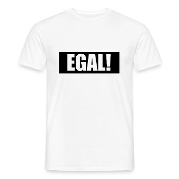 EGAL - Männer T-Shirt - Weiß - Vorne - AI Model Male 178 dark (178cm)