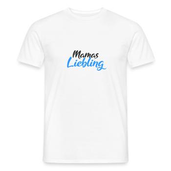 Mamas Liebling - Männer T-Shirt - Weiß - Vorne - AI Model Male 178 dark (178cm)