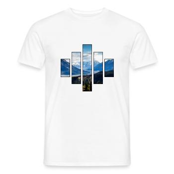 nature - Men's T-Shirt - white - Front - AI Model Male 178 dark (178cm)