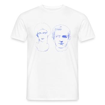 Eternal Love - Liebespaar forever in Marmor - Männer T-Shirt - Weiß - Vorne - AI Model Male 178 dark (178cm)