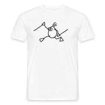 Walking running - Männer T-Shirt - Weiß - Vorne - AI Model Male 178 dark (178cm)