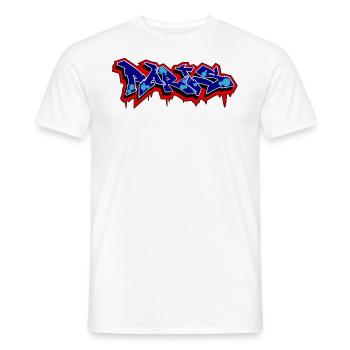 Paris 2 - Men's T-Shirt - white - Front - AI Model Male 178 dark (178cm)