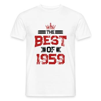 1959 best of - Men's T-Shirt - white - Front - AI Model Male 178 dark (178cm)