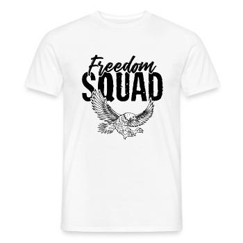 escouade de la liberté - T-shirt homme - blanc - Devant - AI Model Male 178 dark (178cm)