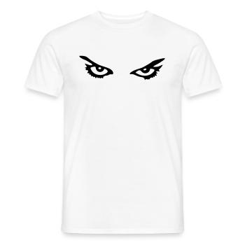 Böser Blick - Line - Männer T-Shirt - Weiß - Vorne - AI Model Male 178 dark (178cm)