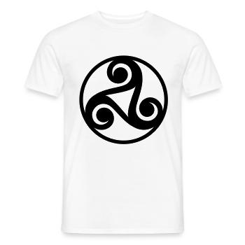 Keltisches Symbol - Männer T-Shirt - Weiß - Vorne - AI Model Male 178 dark (178cm)