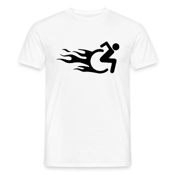 Humor Behinderung Rollstuhl Handicap Rolli - Männer T-Shirt - Weiß - Vorne - AI Model Male 178 dark (178cm)