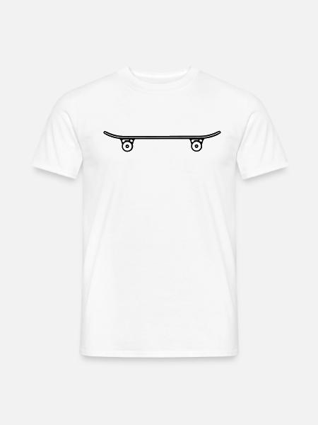Skateboard - Skateboarding - Skater - Men's T-Shirt - white