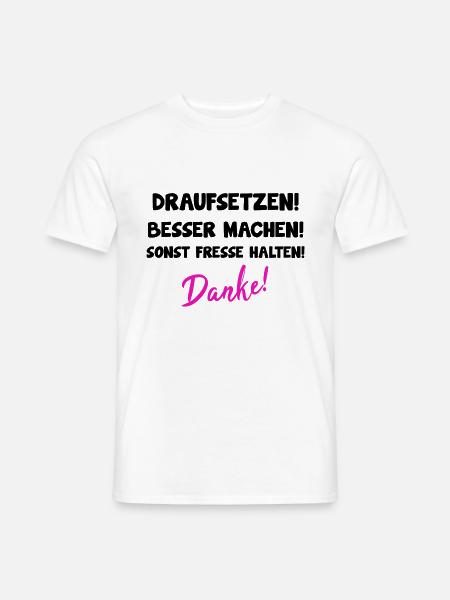 Pferdesprüche TShirt Pferd Reitersprüche Geschenk - Männer T-Shirt - Weiß
