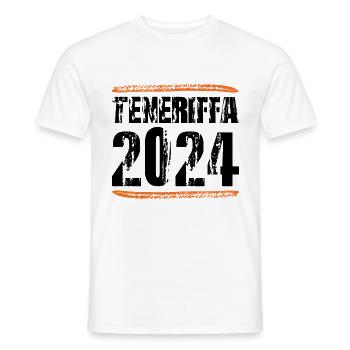 Tenerife 2024 Saying - Men's T-Shirt - white - Front - AI Model Male 178 dark (178cm)