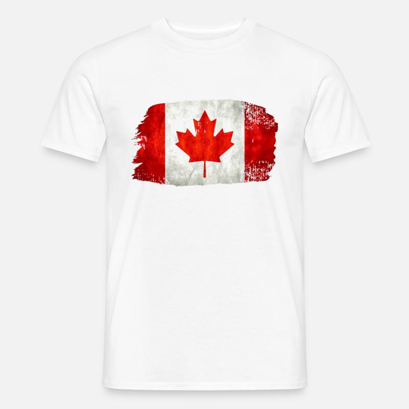 Kanada - Männer T-Shirt - Weiß