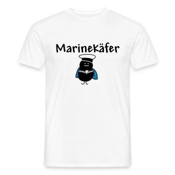 Marienkäfer in der Marine - Männer T-Shirt - Weiß - Vorne - AI Model Male 178 dark (178cm)