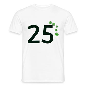 25 - T-shirt homme - blanc - Devant - AI Model Male 178 dark (178cm)