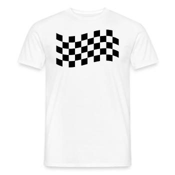 Karoflagge - T-shirt homme - blanc - Devant - AI Model Male 178 dark (178cm)
