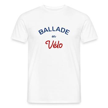 Radtour - Männer T-Shirt - Weiß - Vorne - AI Model Male 178 dark (178cm)