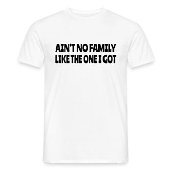 Keine Familie ist wie die, die ich habe - Männer T-Shirt - Weiß - Vorne - AI Model Male 178 dark (178cm)