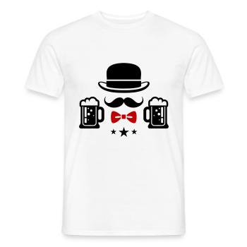 Junggesellenabschied Bier Jga Party - Männer T-Shirt - Weiß - Vorne - AI Model Male 178 dark (178cm)