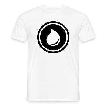 A drop in the ocean - Men's T-Shirt - white - Front - AI Model Male 178 dark (178cm)