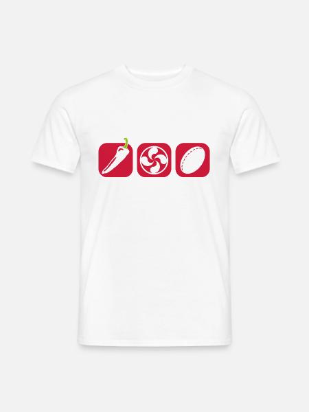 Euskadi boxes - T-shirt homme - blanc