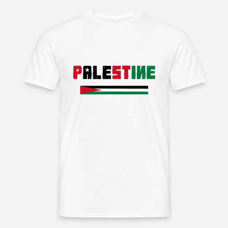 Palestina - T-shirt uomo - bianco