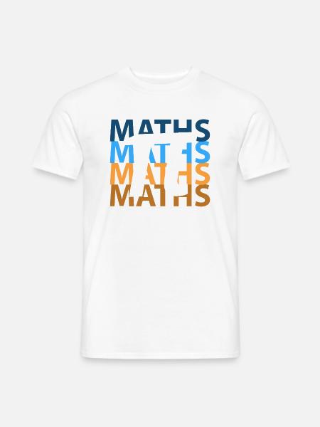 Mathematik - Männer T-Shirt - Weiß