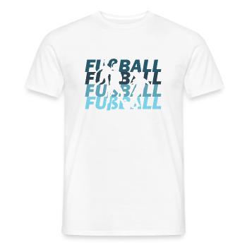 Soccer - Männer T-Shirt - Weiß - Vorne - AI Model Male 178 dark (178cm)