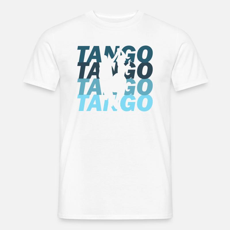 Tango - Männer T-Shirt - Weiß