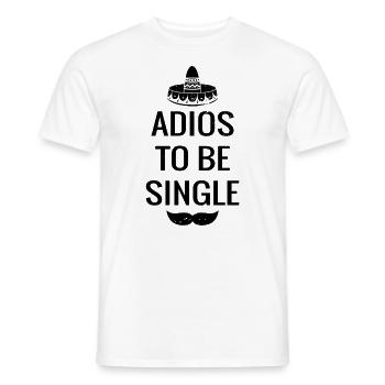 Hommes de partie de célibataire - T-shirt homme - blanc - Devant - AI Model Male 178 dark (178cm)