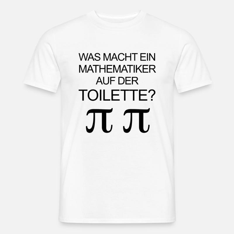 Lehrer Shirt - Mathematiker - Geschenk - Witz - Männer T-Shirt - Weiß