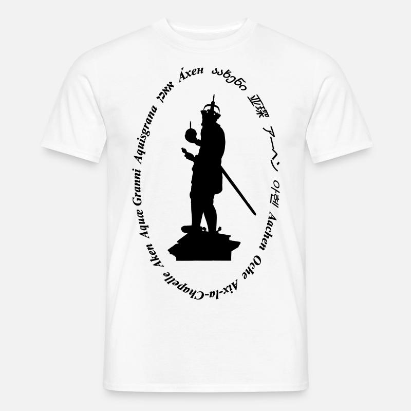 aachen - Männer T-Shirt - Weiß