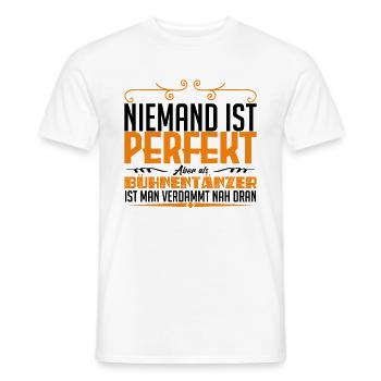 Bühnentänzer Beruf Geschenk ! - Männer T-Shirt - Weiß - Vorne - AI Model Male 178 dark (178cm)